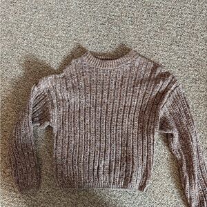 Universal Thread Textured Brown Women's Sweater